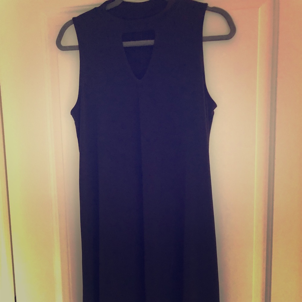 Like New Maurices black highneck mini dress!